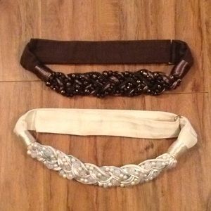 Womens Carolyn Tanner beaded vintage belts lot